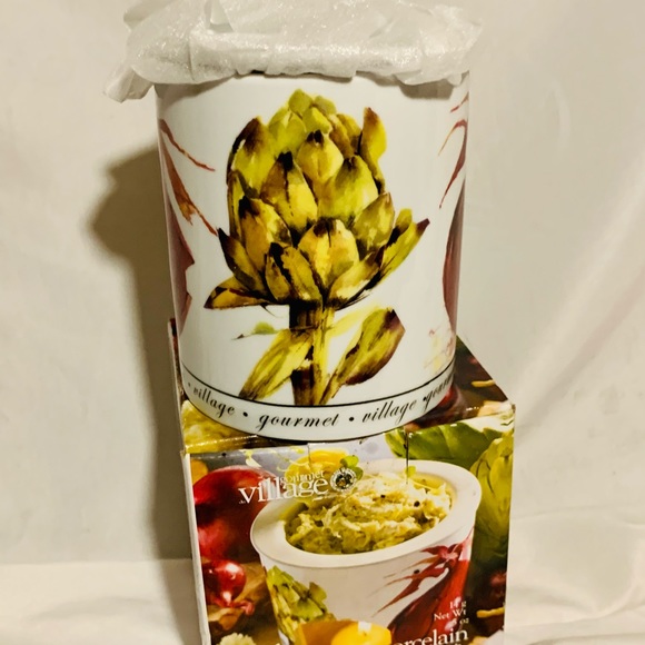 BNIB! Gourmet village porcelain dip warmer/dip - Picture 3 of 5